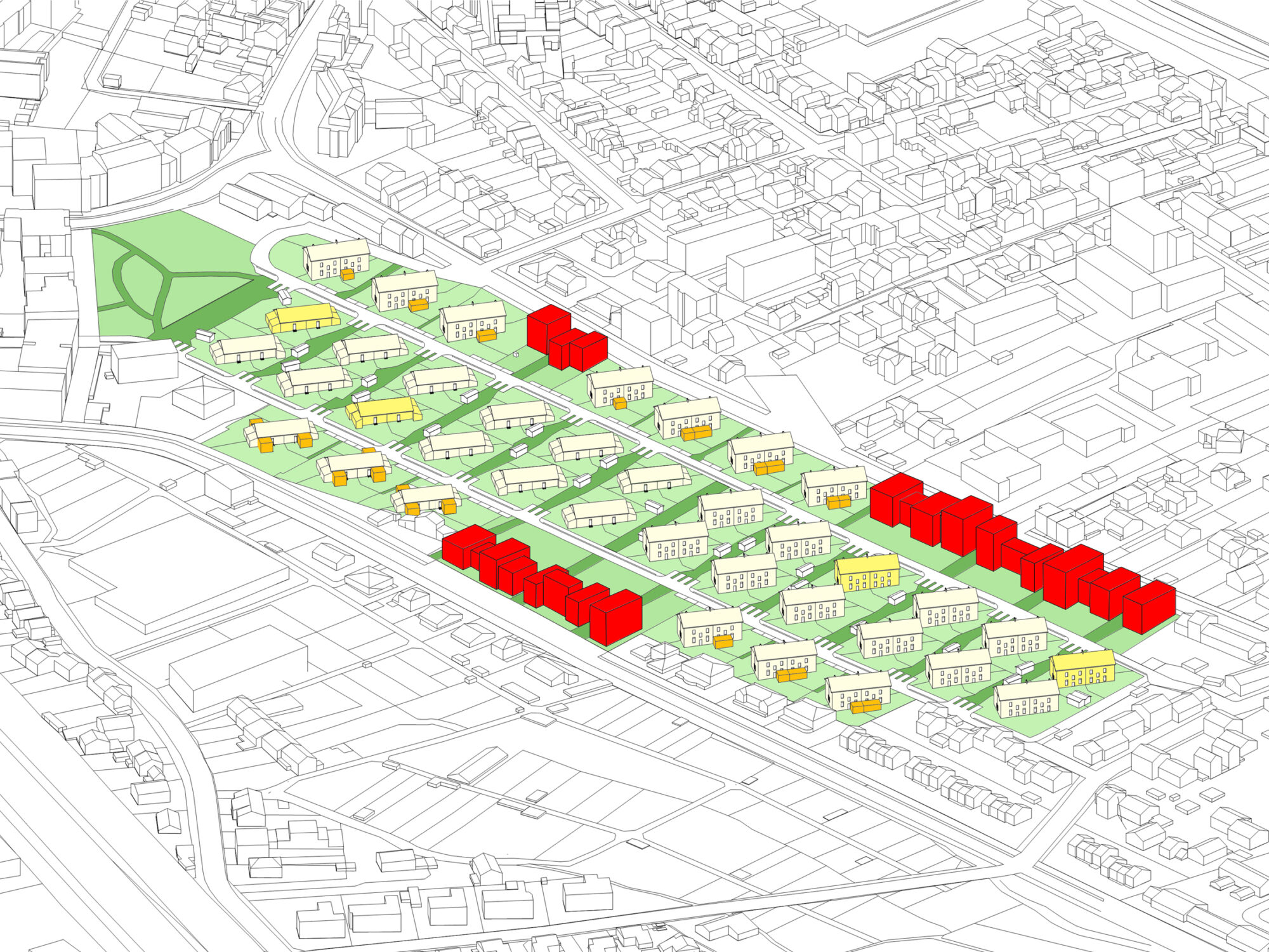 MUTATION CITE OUVRIERE EN CITE JARDIN / Densification + renaturation